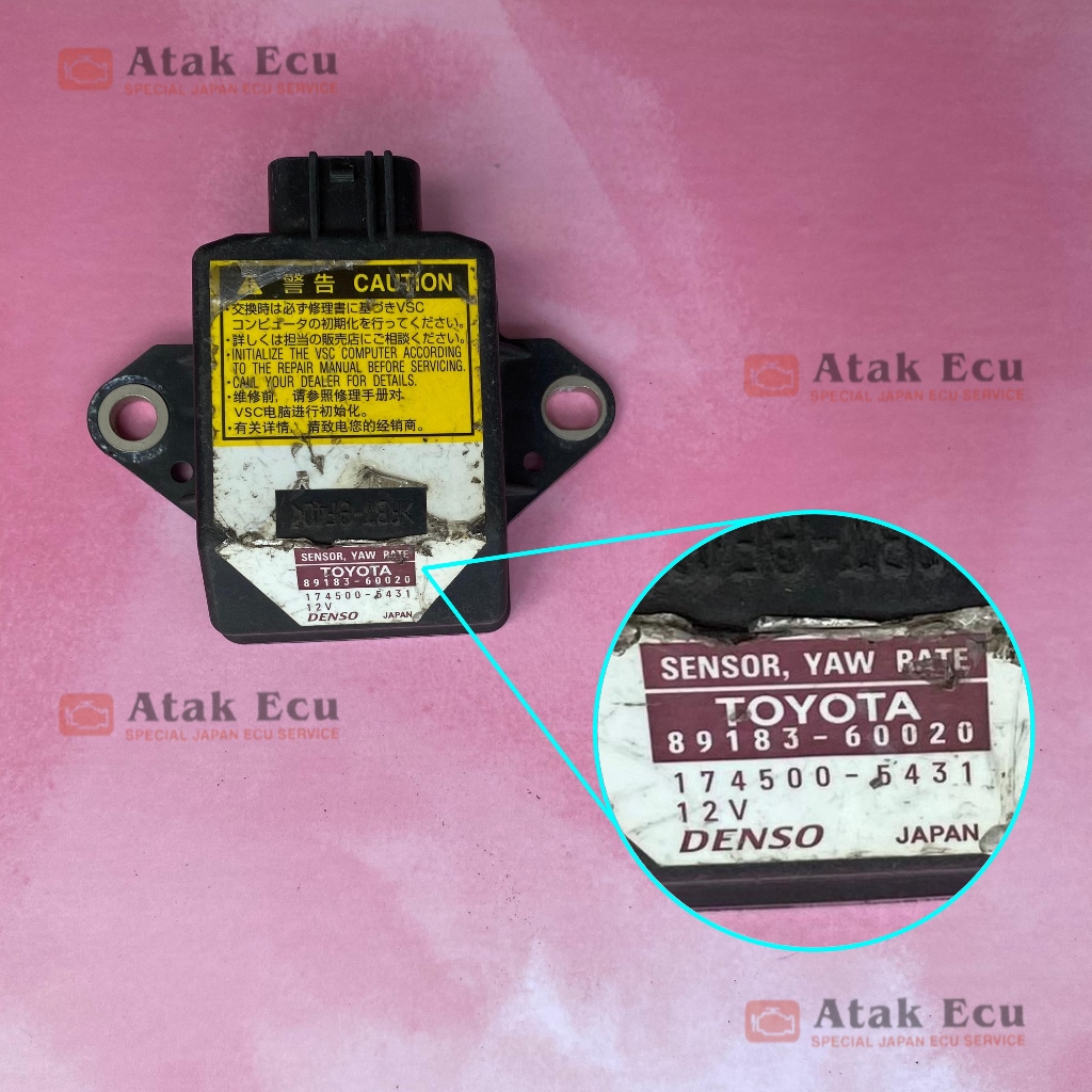 Yaw Rate Sensor Toyota Lexus 89183-60020 DENSO ESP