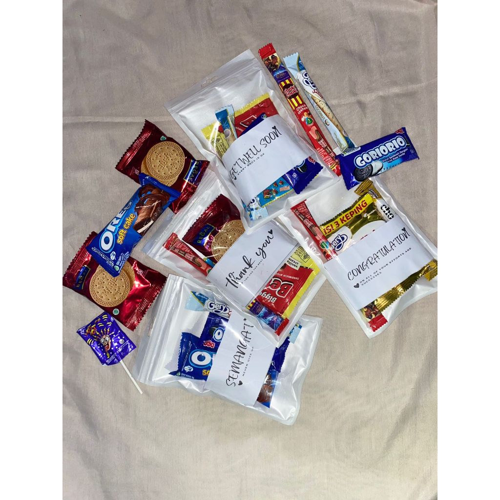 Mini Gift Snack Hampers Simple Murah Lucu