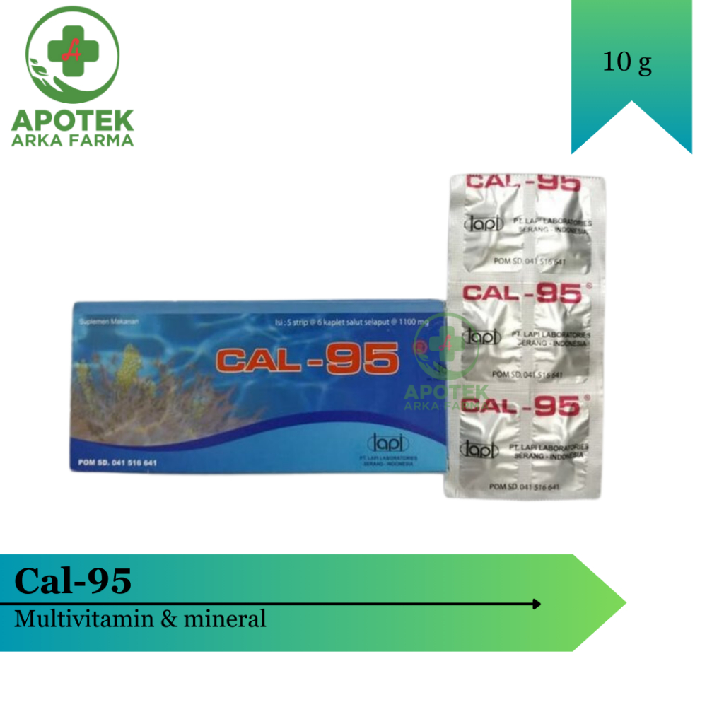 Cal-95 calcium vitamin tulang