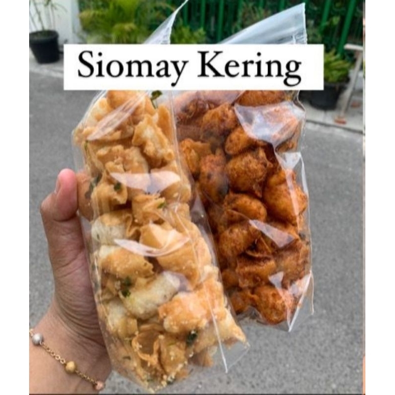 

cemilan siomay kering asam manis pedas gurih dan lezat