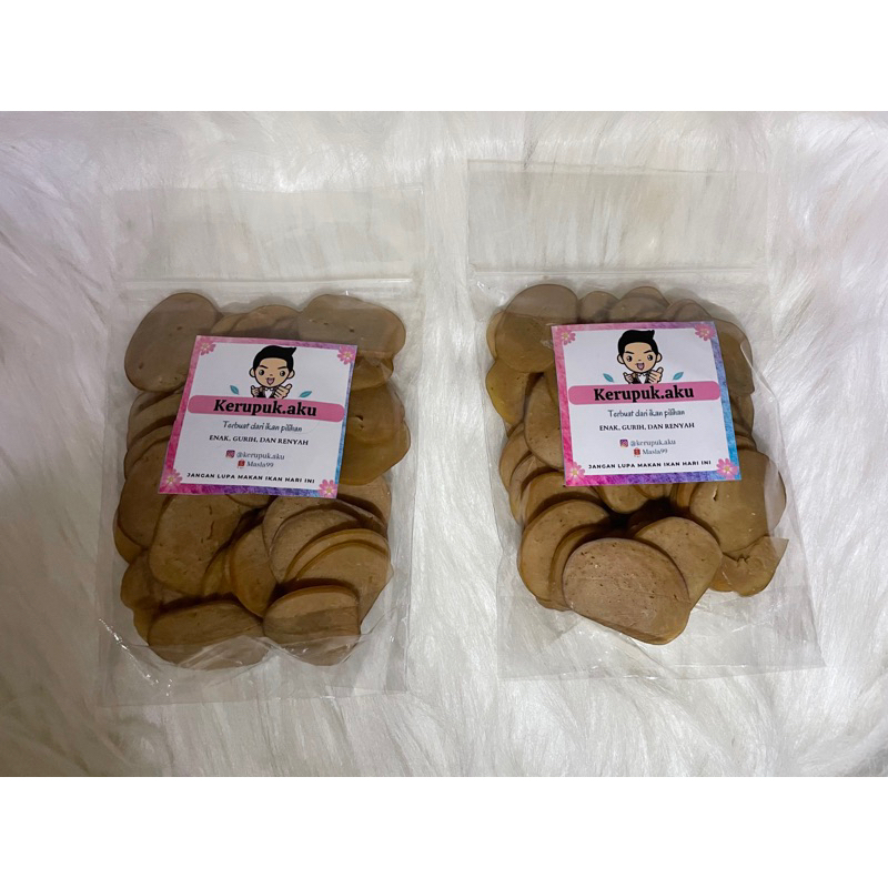 READY KERUPUK MENTAH IKAN TONGKOL ASLI BAWEAN