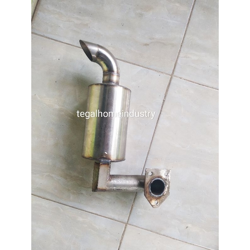 1set knalpot diesel full stainless dongfeng 16pk-24pk