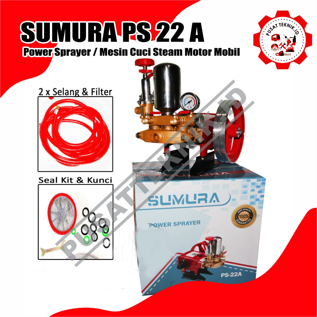 POWER SPRAYER 20 SUMURA PS22a MESIN CUCI STEAM MOTOR MOBIL SUMURA 20