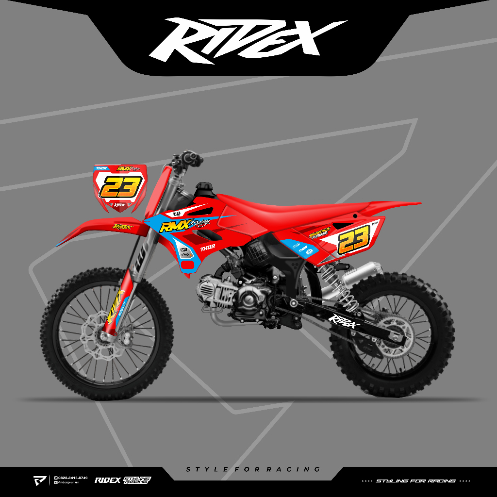 Decal sticker grasstrack gtx bebek modif body YZ85