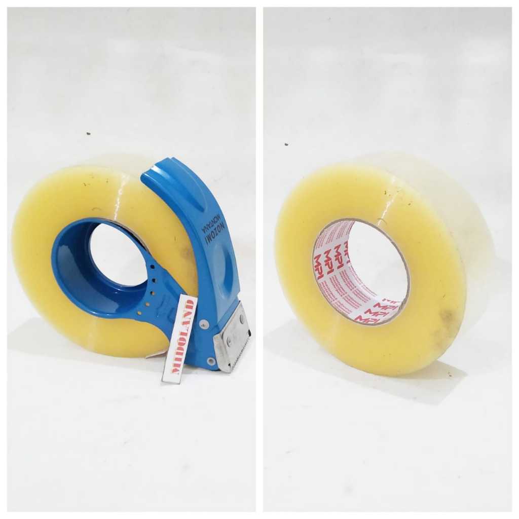 

Lakban Bening 2" 2 inch Jumbo Gulungan Besar midoland