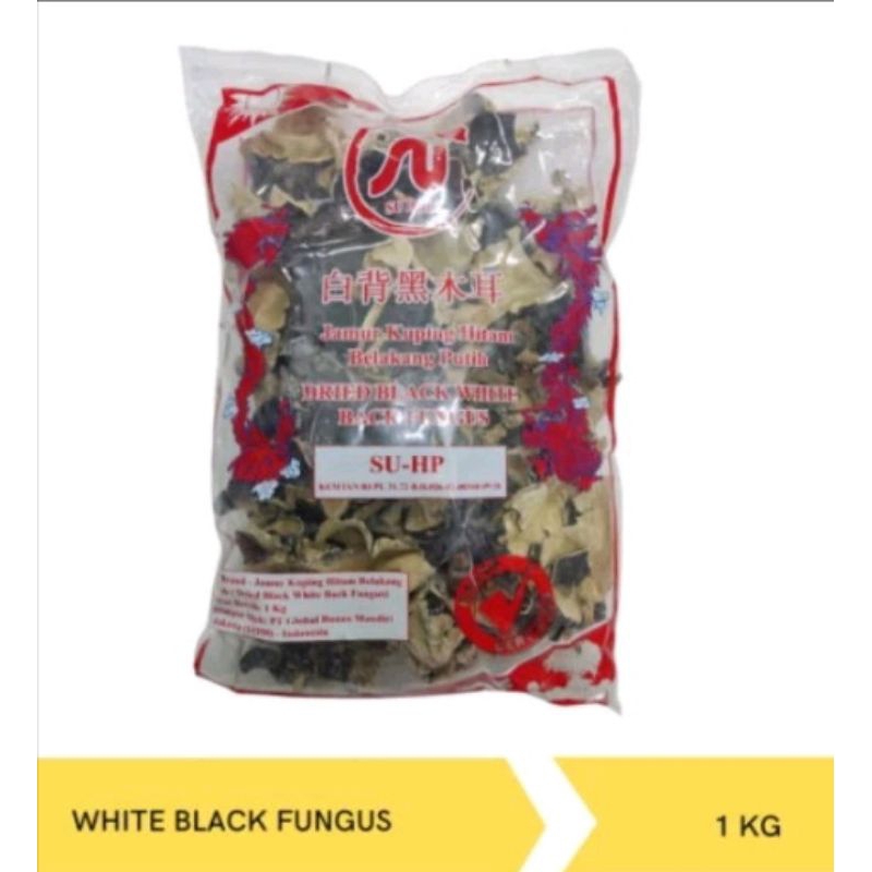 

1kg jamur kuping hitam putih, untuk resep jantung koroner
