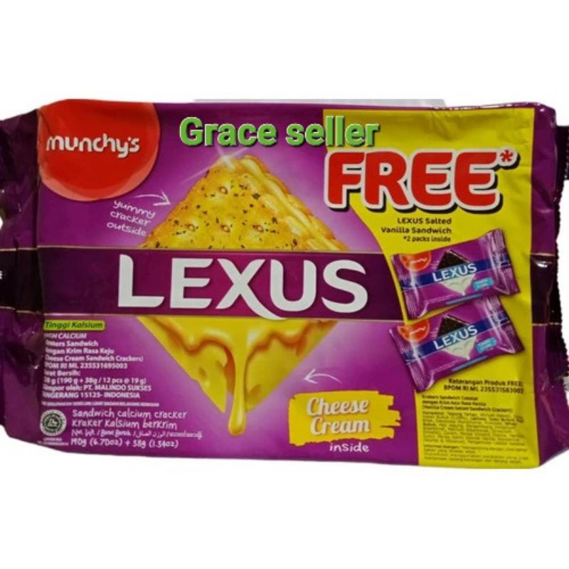 

Munchy's biskuit lexus cheese/biskuit rasa keju