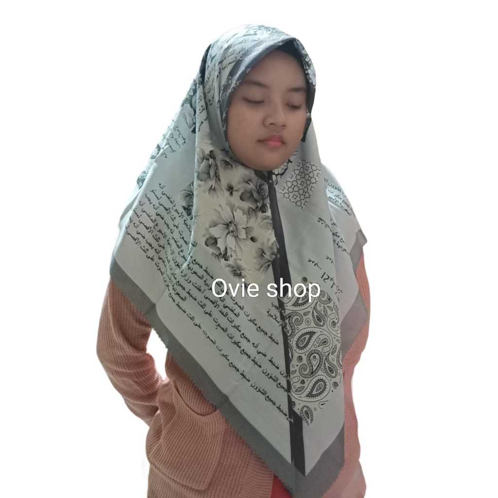 Hijab santri/ / Jilbab segi empat/ Kerudung koran arab