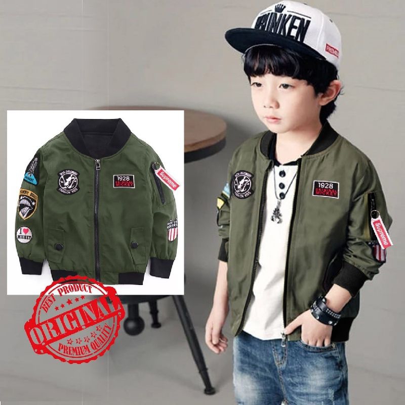 Jaket Bomber MickeyMouse