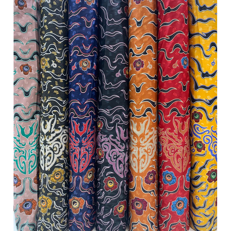 BATIK BESUREK SERAT KAYU Seragaman Batik pola