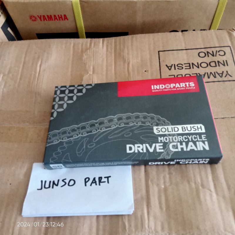 Rantai SB SOLID BUSH indopart ukuran 428 panjang 104