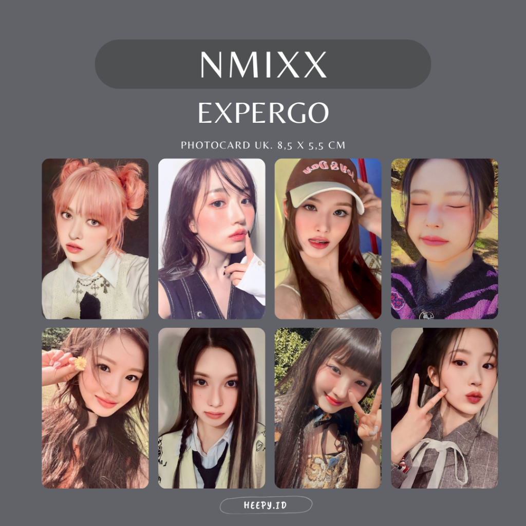 REPLIKA PHOTOCARD NMIXX EXPERGO STANDART LIMITED DIGIPACK VER -  Replika Photocard Nmixx Lily Haewon