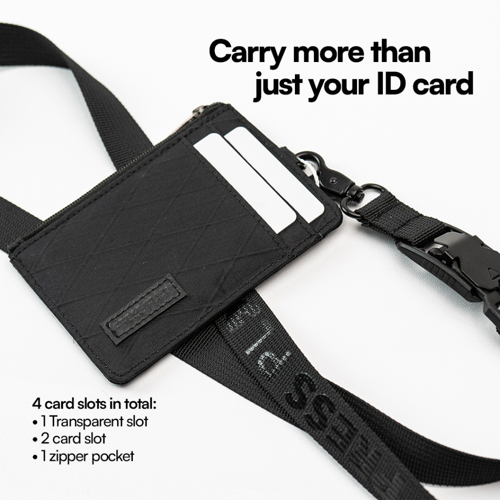 

HenJO KINETIC Lanyard Cardholder Wallet ID Card Name Tag Holder