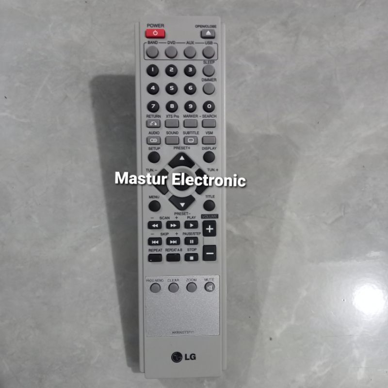 REMOTE REMOT DVD HOME THEATER LG AKB32273711 ORIGINAL