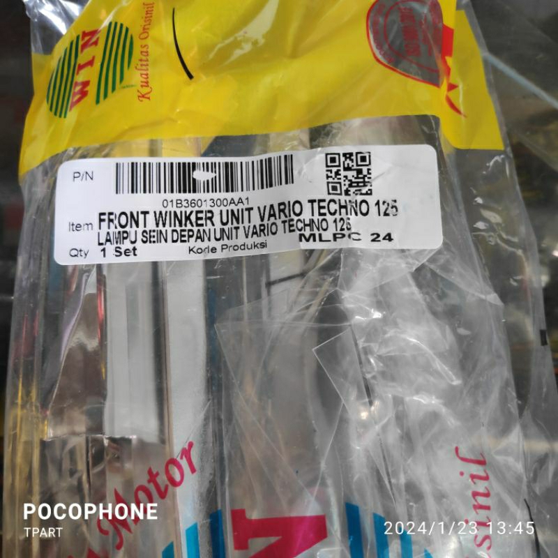 lampu sen depan vario 125