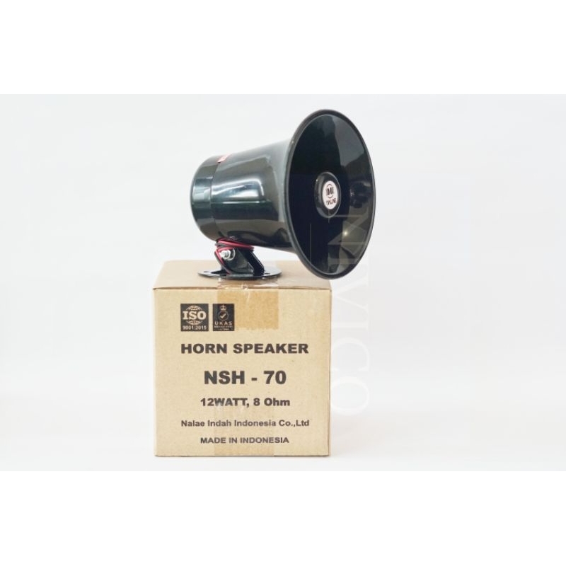 Horn speaker pengeras suara Nalae 12w 8 ohm NSH 70 bulat