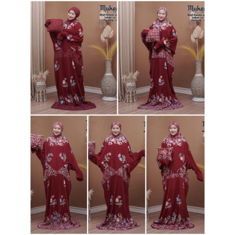 mukena batik cap jumbo rayon samitex mukena pekalongan