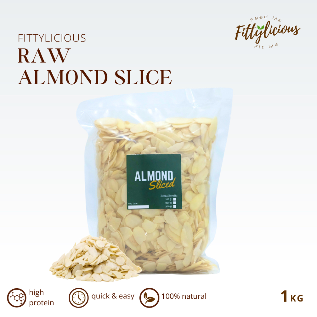 

Almond Slice Mentah 1kg