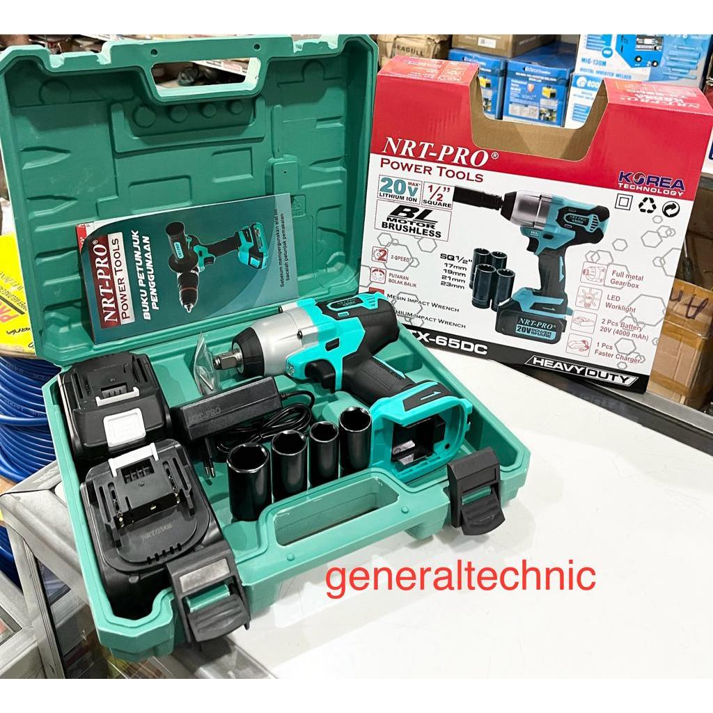 Cordless Impact Wrench NRT-Pro TX-65DC NRT-PRO TX65DC Impact Cordless 650Nm