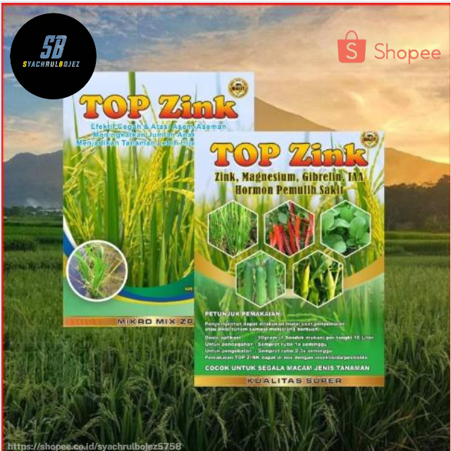 Terlaris Top Zink kemasan 150gr