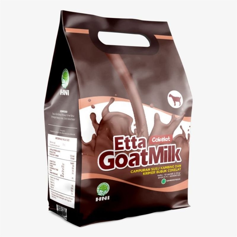 

HNI Health Etta Goat Milk Coklat (10 sachets)