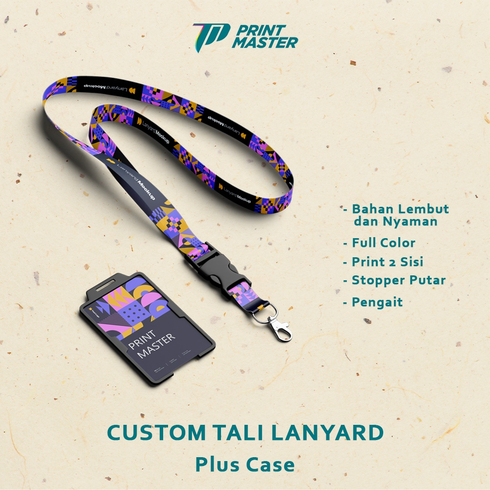 

Cetak Lanyard Custom | Cetak Tali ID Card | Print Lanyard