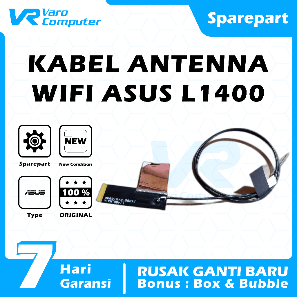KABEL ANTENNA WIFI LAPTOP ASUS L1400CDA ORIGINAL