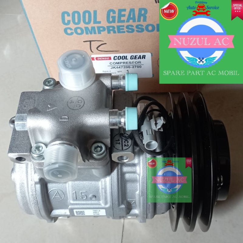 Compresor Kompresor AC Panther Kapsul Tahun 2000 -2002 Denso Coolgear Asli