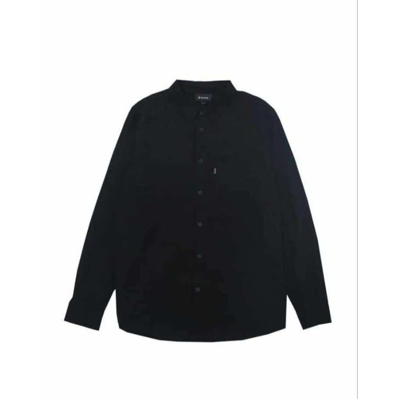 kemeja 3 second cowok original warna hitam. biru