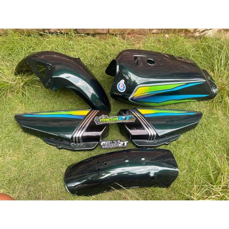BODY SET RX KING 1999 2000 HIJAU BOTOL