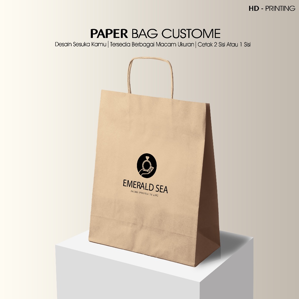 

[GROSIR] PAPER BAG CUSTOM