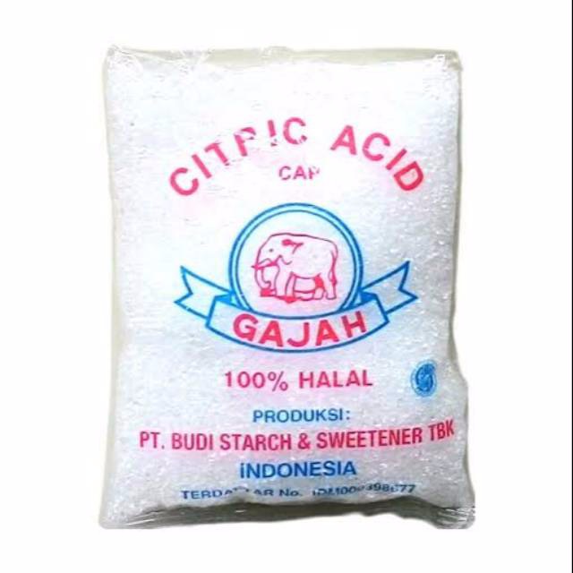 

Citrun / Citric Acid cap GAJAH 50gr / Asam Sitrat / Sitrun