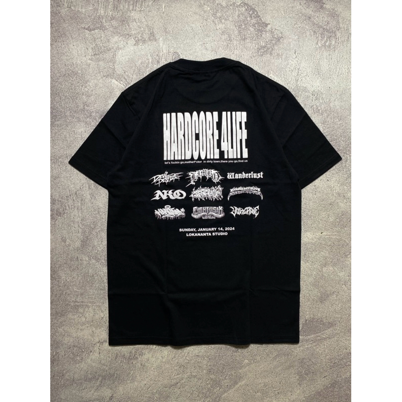 Ready Stock - HARDCORE EVERYDAY - HARDCORE 4 LIFE OFFICIAL MERCH