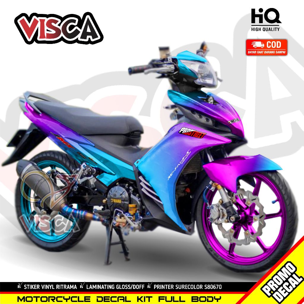 Stiker Jupiter Mx 135 New Full Body Decal Jupiter Mx 135 New Full Body Striping New Jupiter Mx 135 V