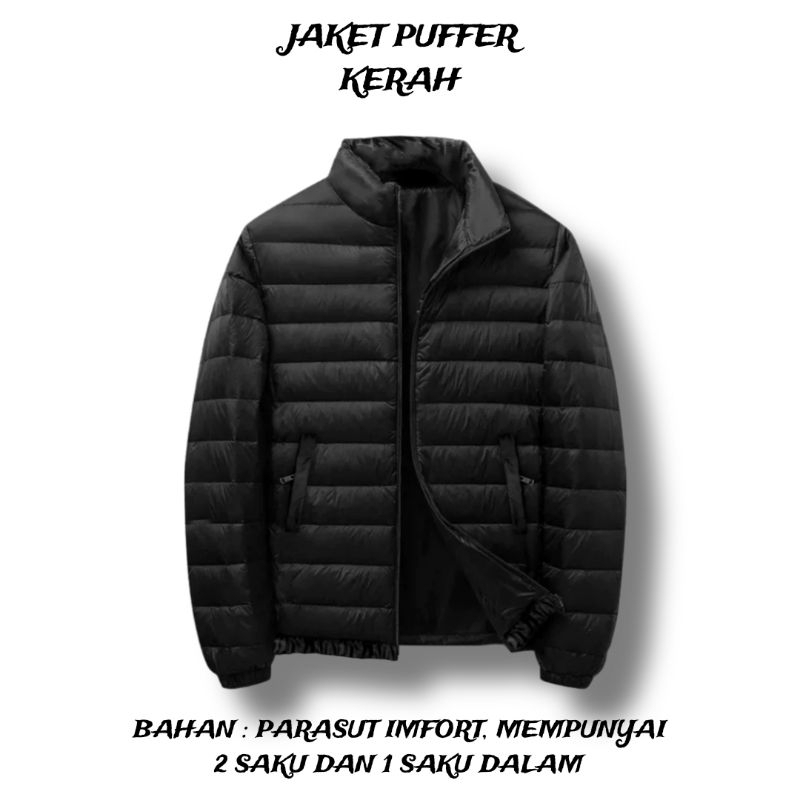 Jaket Gelembung Pria Jaket Puffer Winter Jaket Musim Dingin Jaket Gunung Jaket Gelembung Nyala