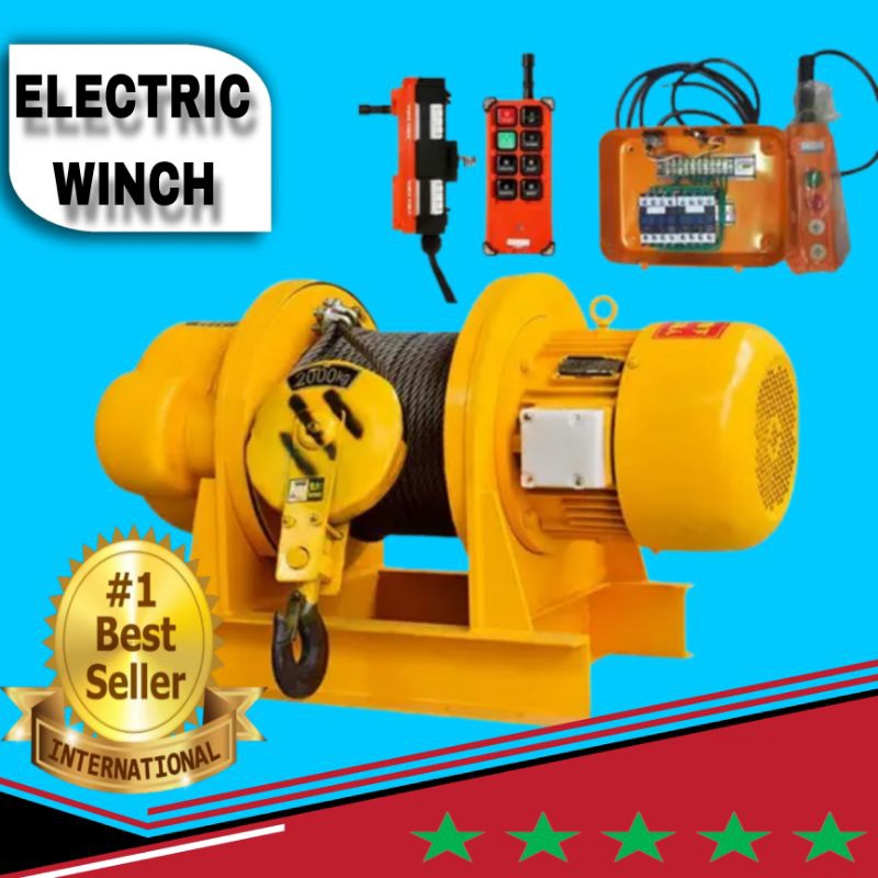 ELECTRIC HOIST WINCH 10 TON 100 MTR 380V/3 PHASE NAGASAKI JAPAN QUALITY