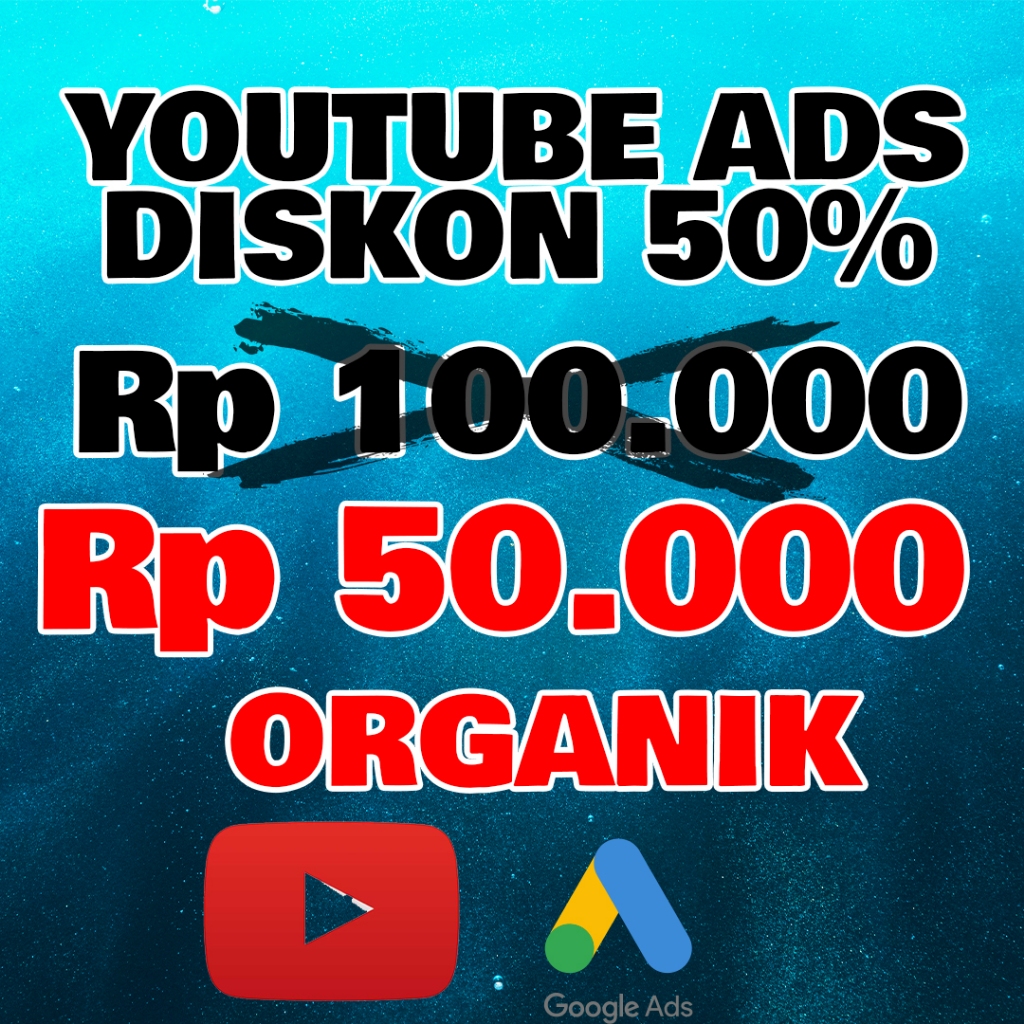 Jasa Iklan video youtube termurah promo perbaiki algoritma