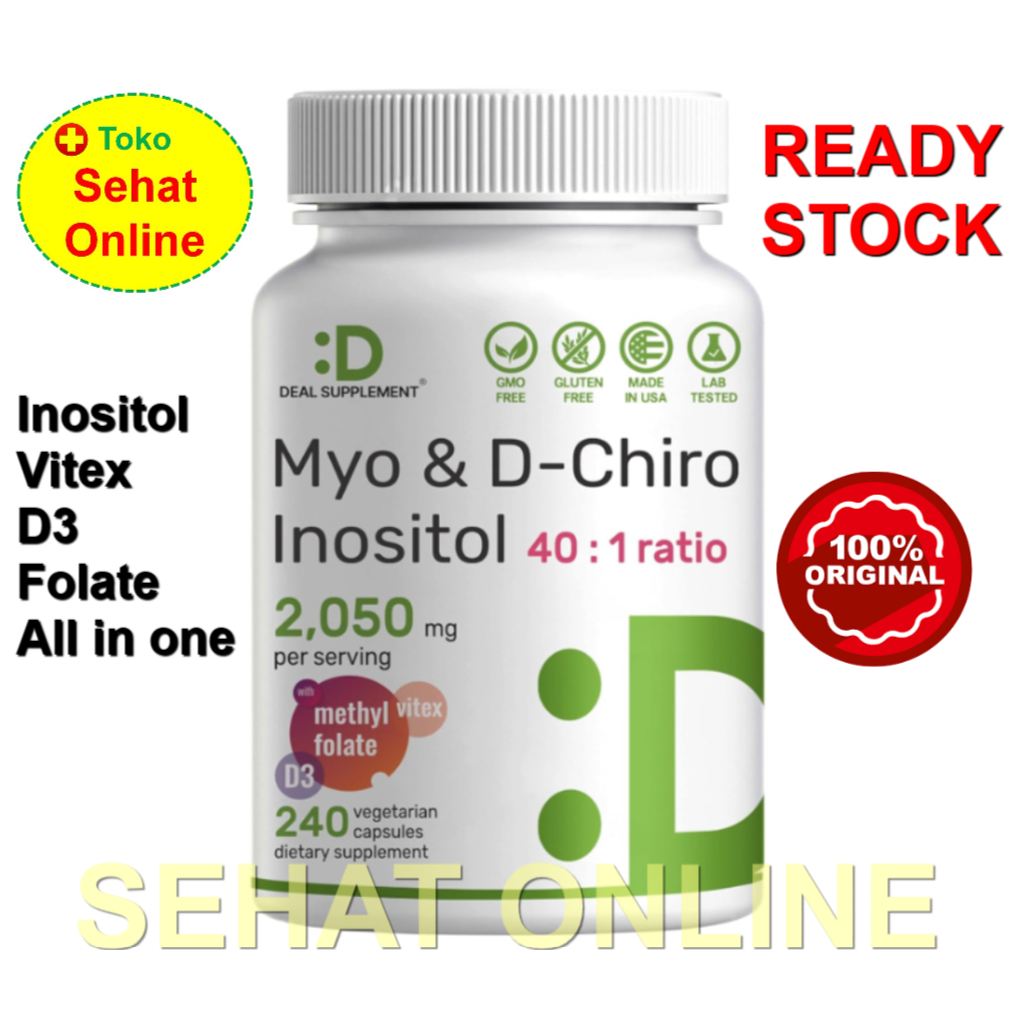 Deal Supplement Myo-Inositol & D-Chiro Inositol 2050 mg