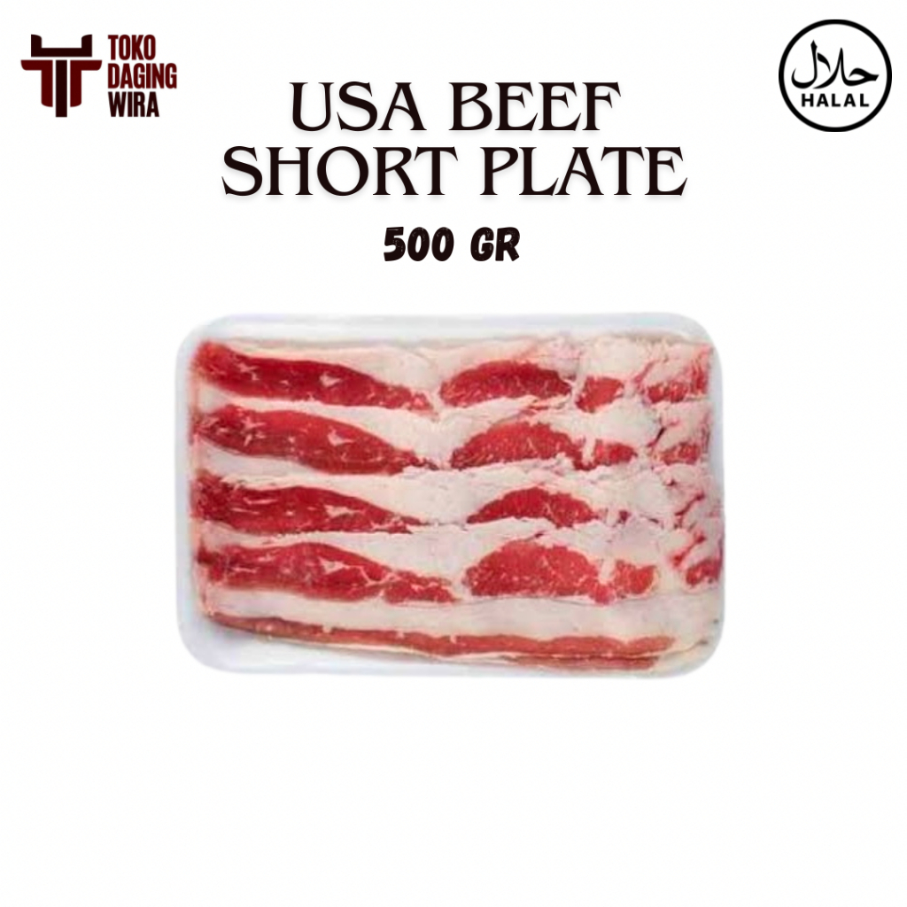 Daging Slice Shortplate Premium / USA Shortplate Sliced Beef/ Yoshinoya Beef 500gr