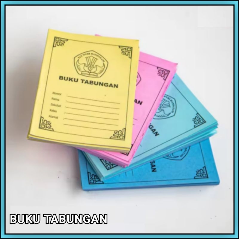 

20 Pcs Buku Tabungan Siswa Sekolah