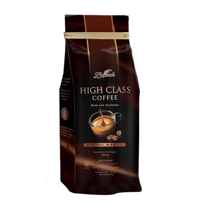 

Luwak High Class Coffee Medium Roast 200gr Expired 30 Juni 2026