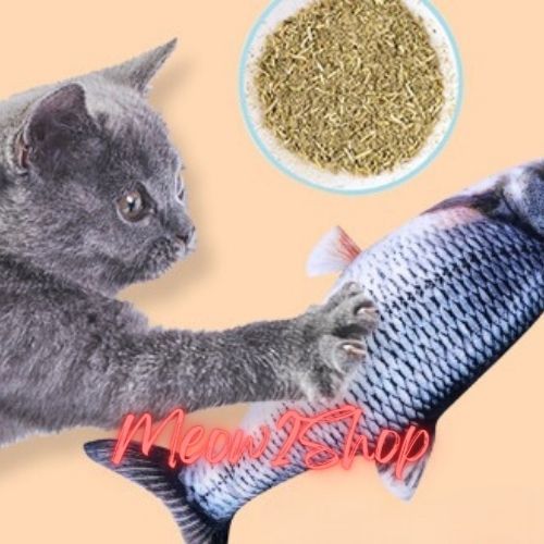 Boneka catnip ikan Nemo mainan kucing size S