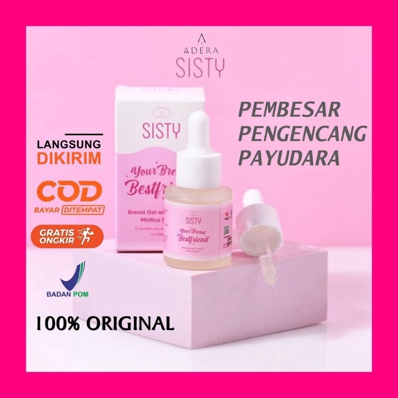 (BISA COD) SISTY SERUM PAYUDARA BREAST GEL ADERA BPOM 100% ORI/KINSGLOW SKINCARE |KINSGLOW