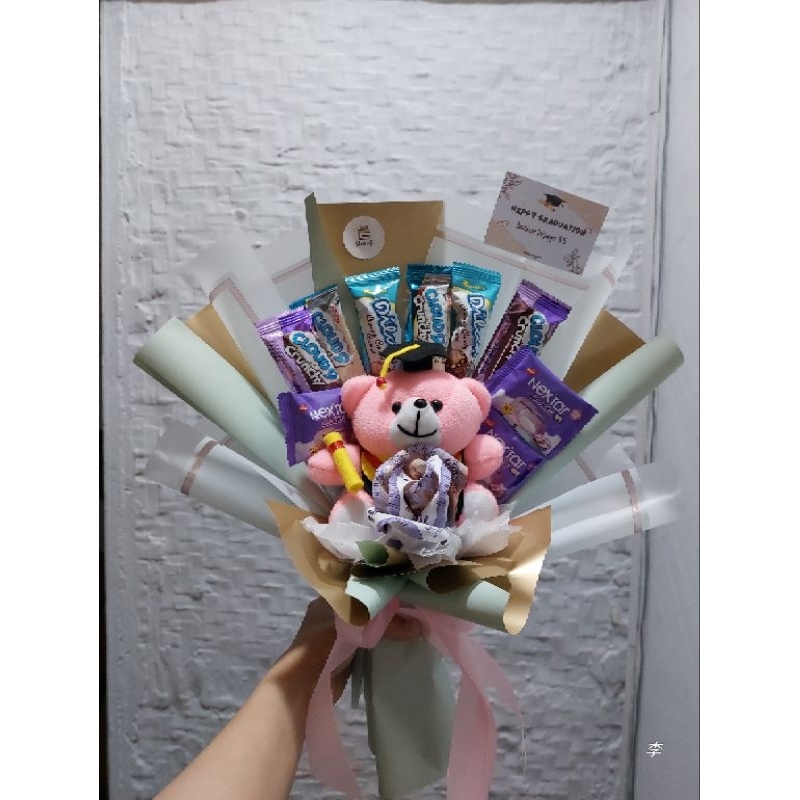 Buket wisuda unik | Mini graduation bouquet | Buket uang wisuda | snack bouquet graduate