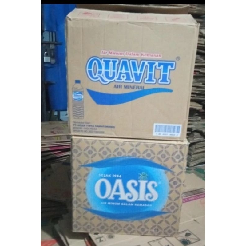 

Kardus packing bekas air mineral 1500ml 34x26x31