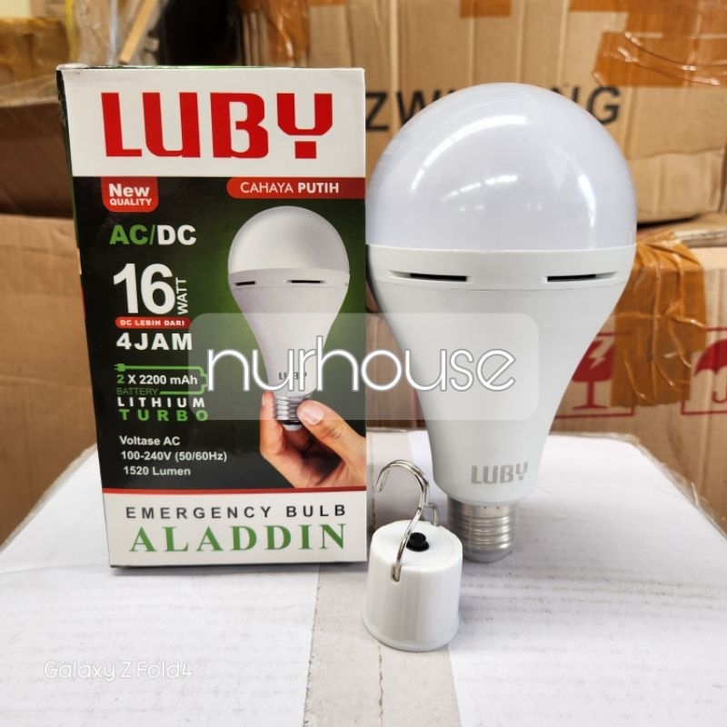 Fast_Buying Lampu Emergency Luby 20 Watt Aladdin