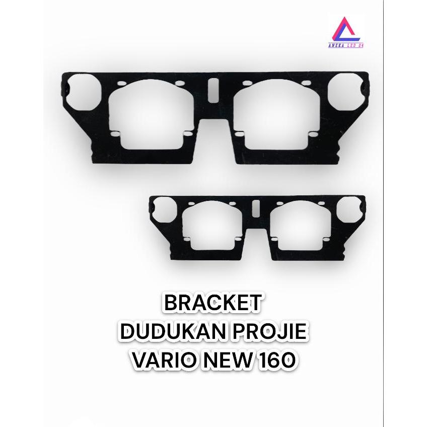 BREKET BRACKET DUDUKAN LAMPU BILED PROJIE 2,5 inch NEW VARIO 160 HID VARIO 125/150