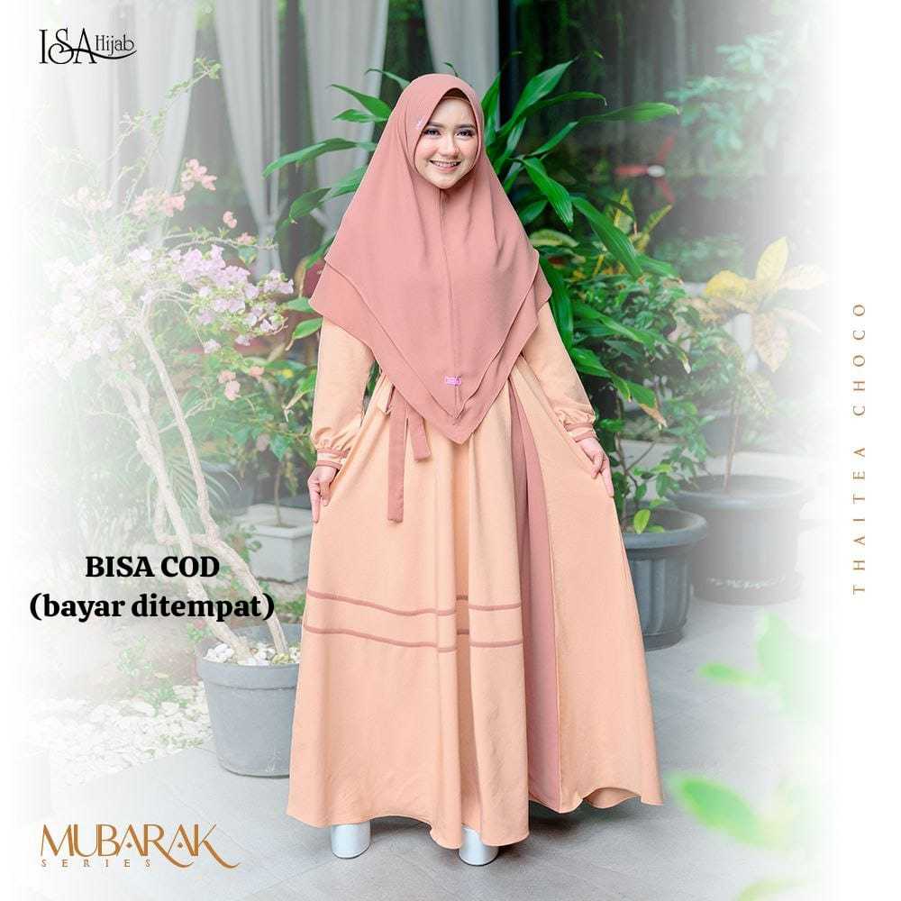 Gamis IsaHijab Mubarak Gamis Dewasa Terbaru Original