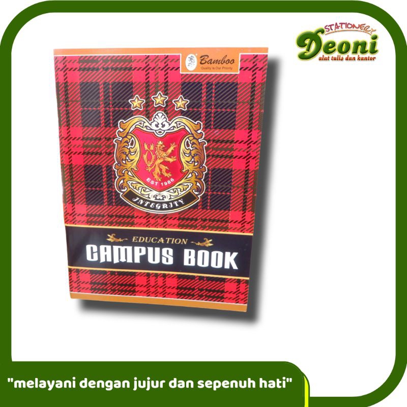 

Bamboo Buku Tulis Boxy Elegant Series 100 Lembar 1pcs