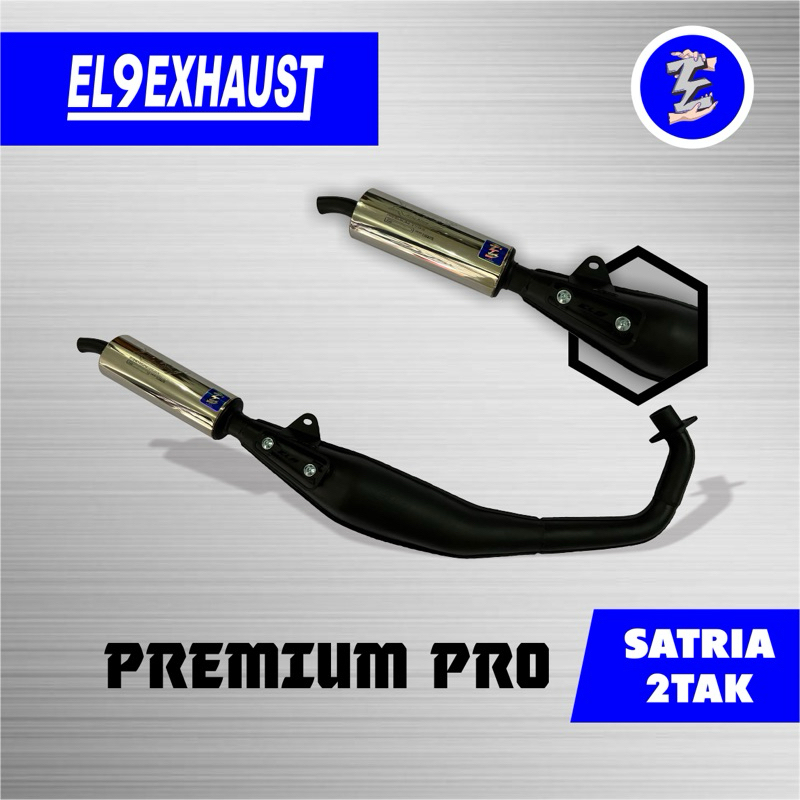 knalpot satria2tak standar racing PREMIUM full press EL9